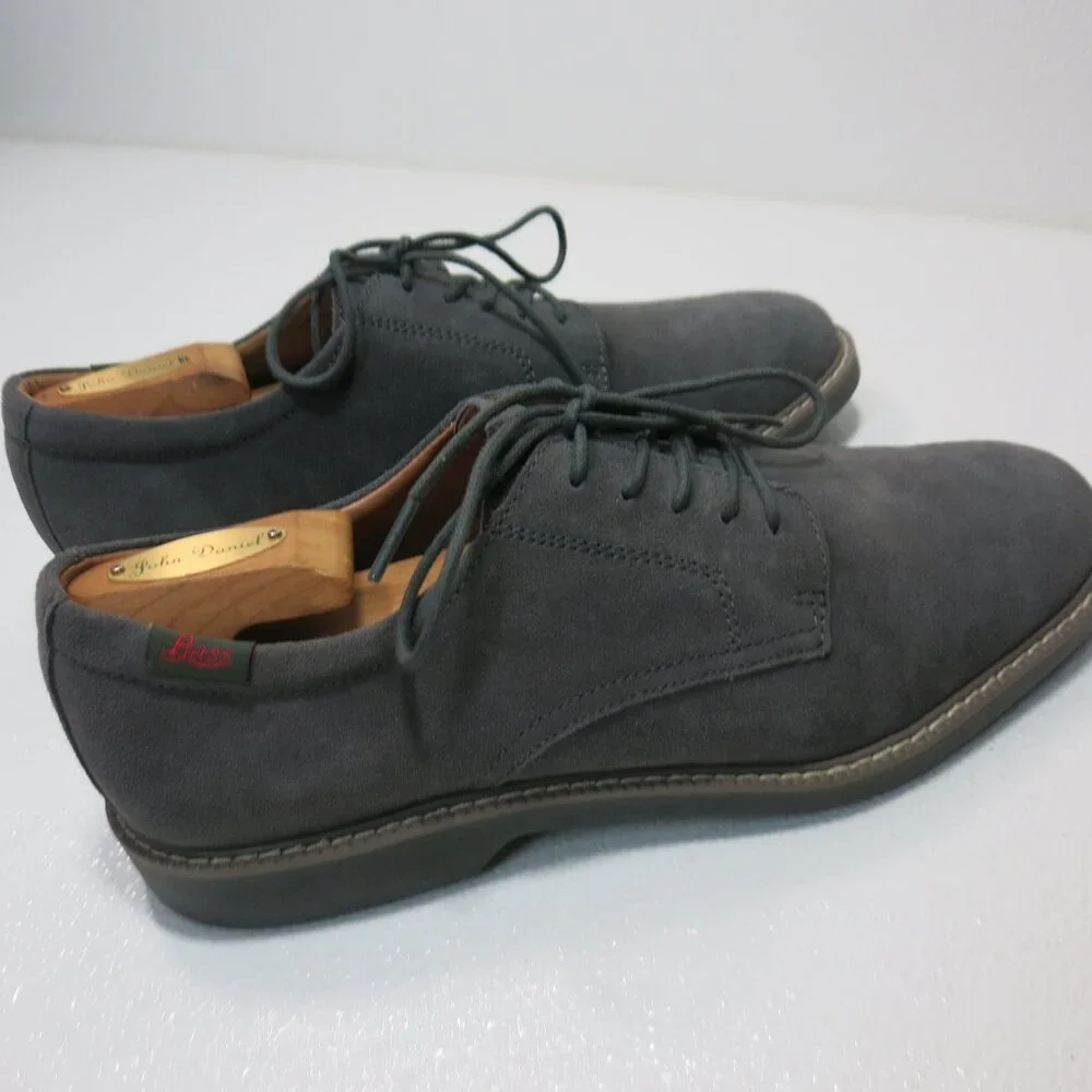 Bass Suede Leather Rubber Sole Comfort Dress Oxfords Men's Footwear 9.5 W